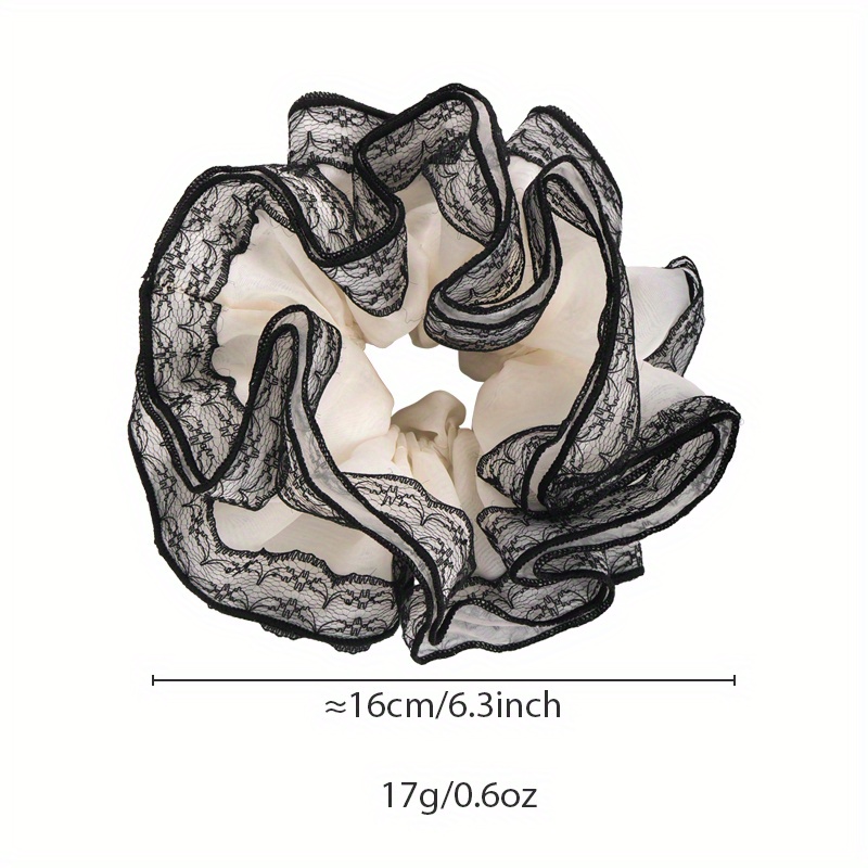 Luxury Lace Trim Ponytail Hold - Elastic Lace Trim のレビューと価格
