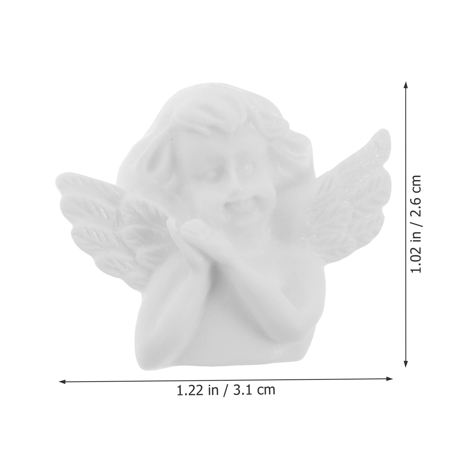 Mini Resin Angel Embellishment - Embellishment Crafts のレビューと価格