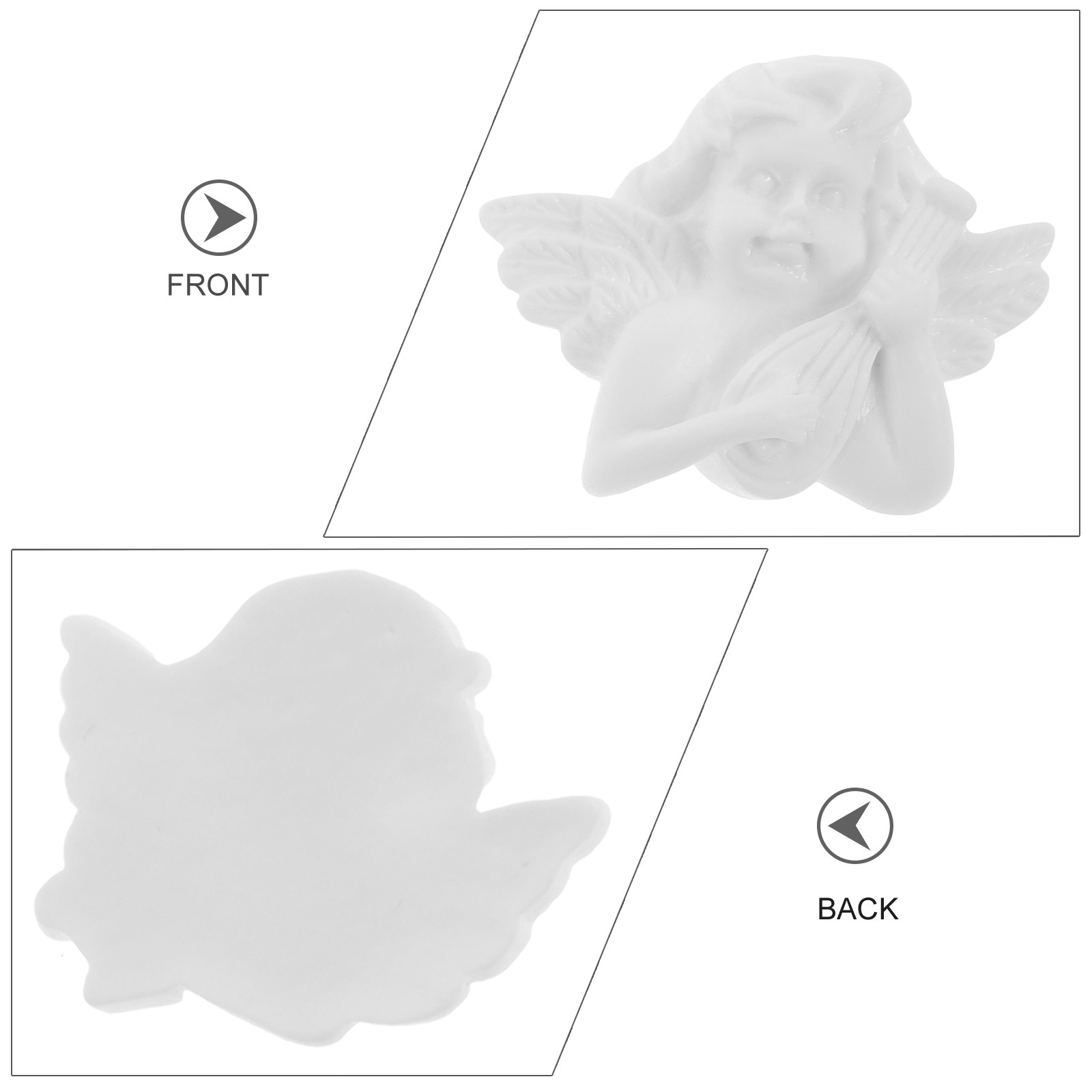 Mini Resin Angel Embellishment - Embellishment Crafts のレビューと価格