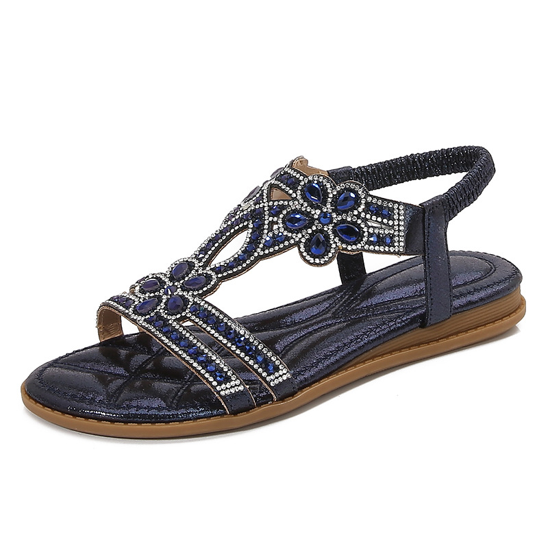 Big Size Openwork Sandals Bohe - Sew On Rhinestone のレビューと価格