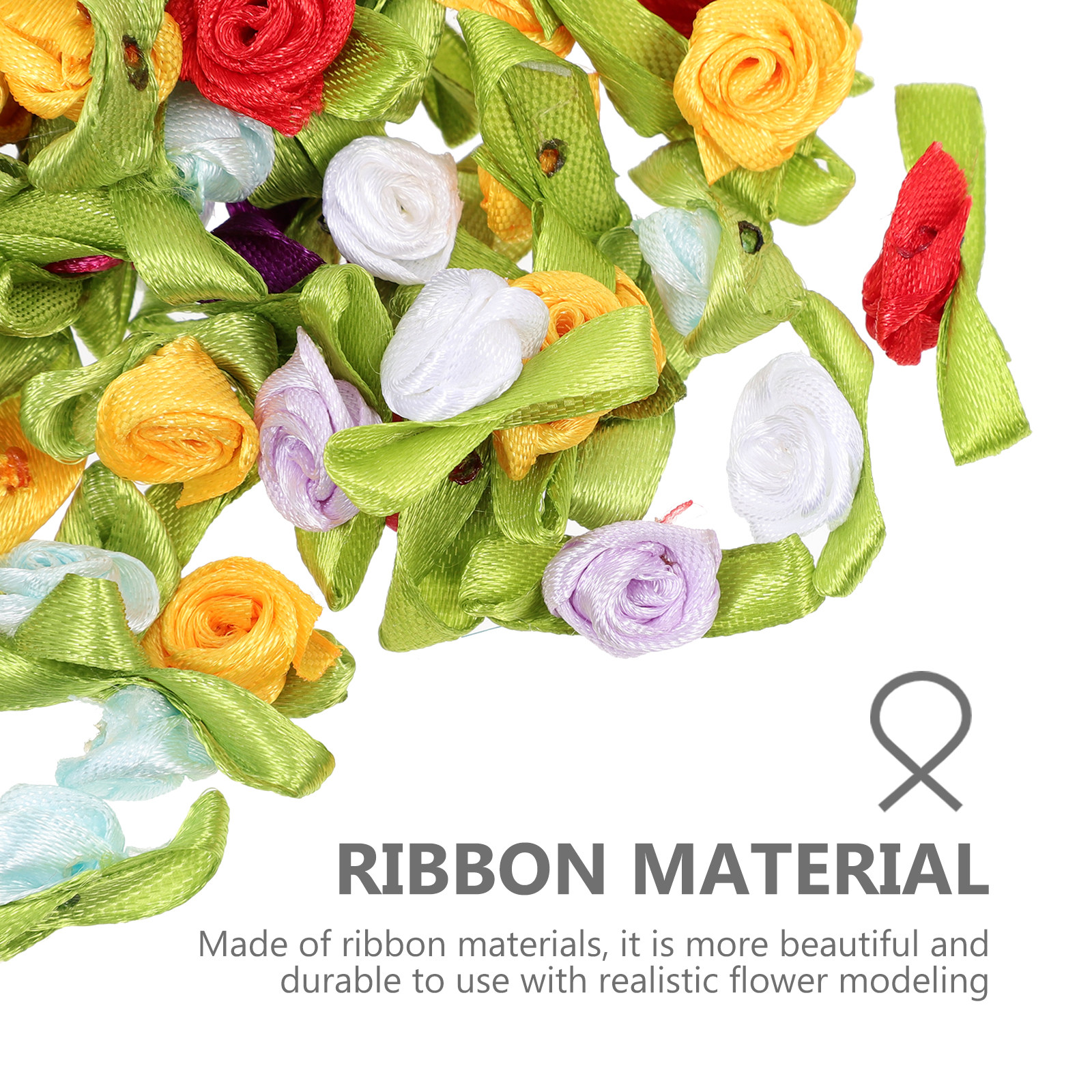 100Pcs Small Rose Decoration R - Embroidery Craft のレビューと価格