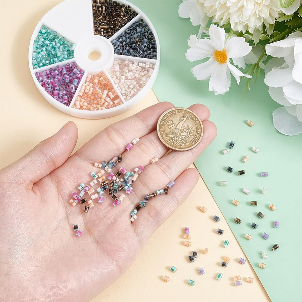 720pcs 6 Colors Tube Beads 24g - Embroidery Craft のレビューと価格