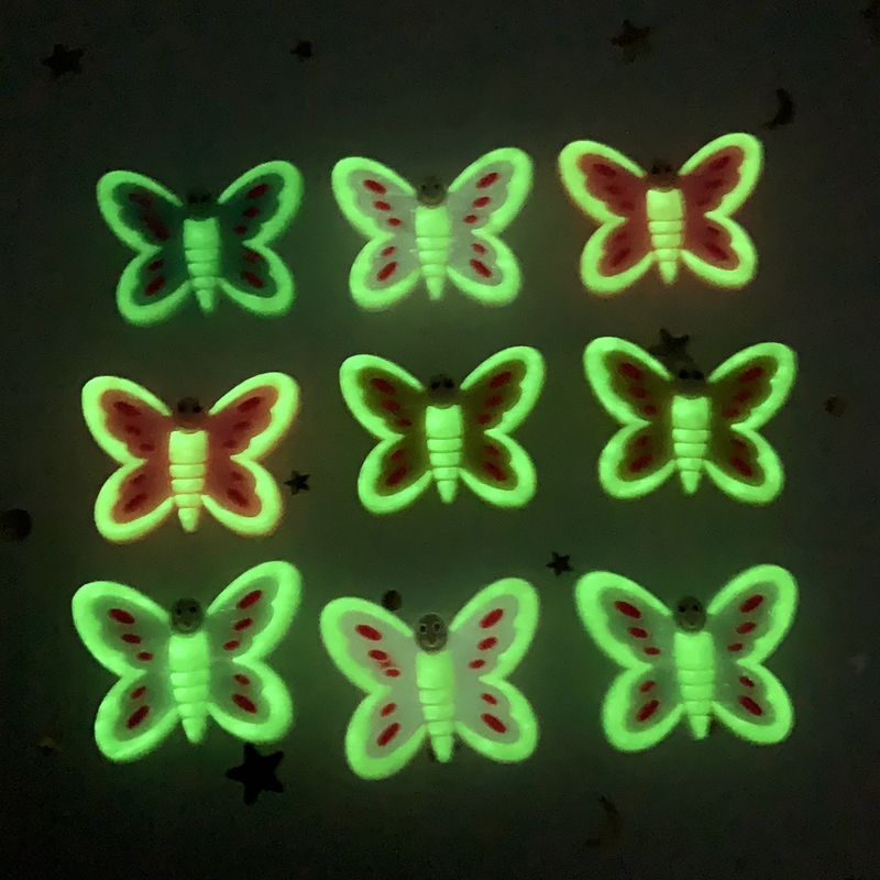 10pcs Cute Large butterfly PVC - Embellishment Glue Craft のレビューと価格