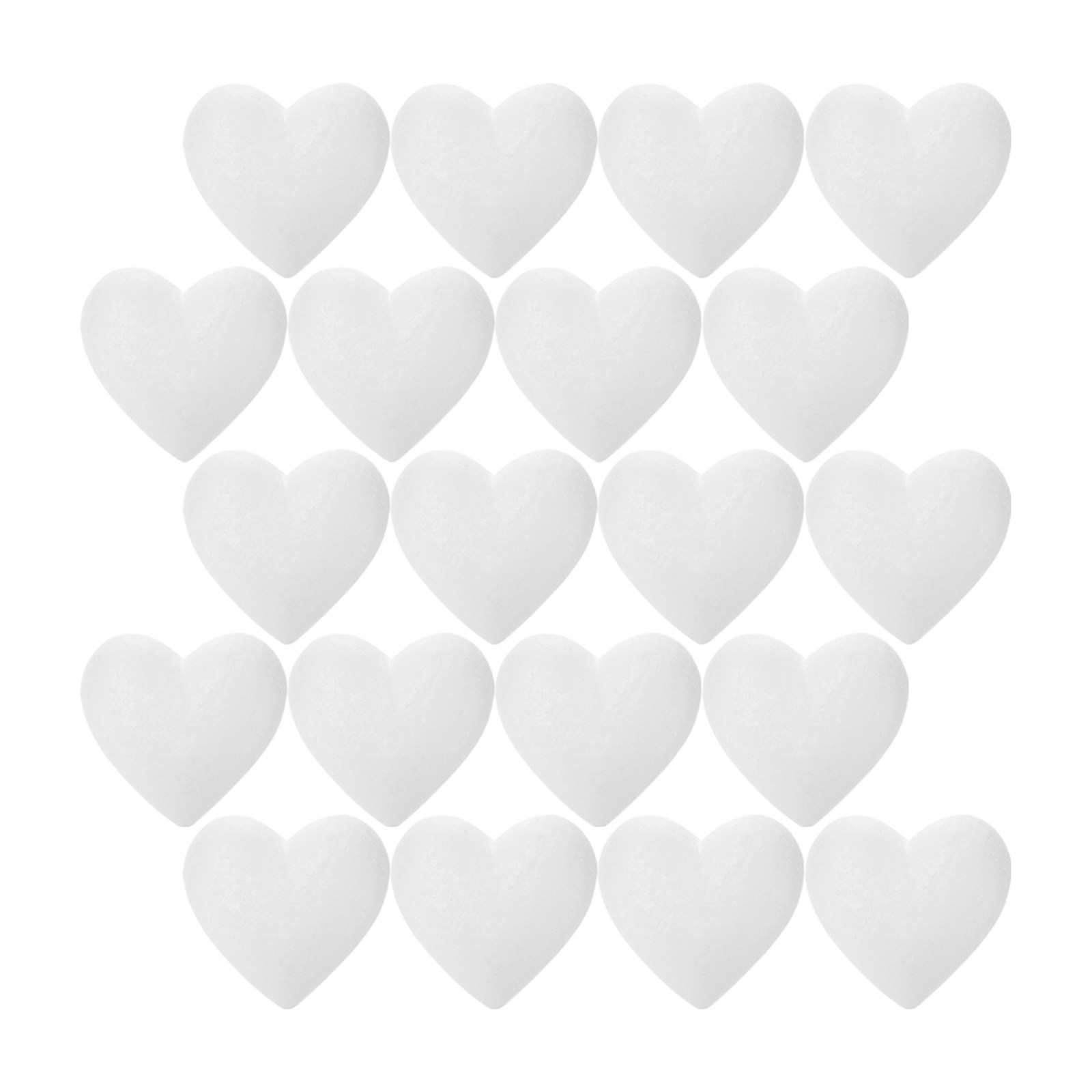 20Pcs Blank Heart Foam Balls L - Embellishment Crafts のレビューと価格