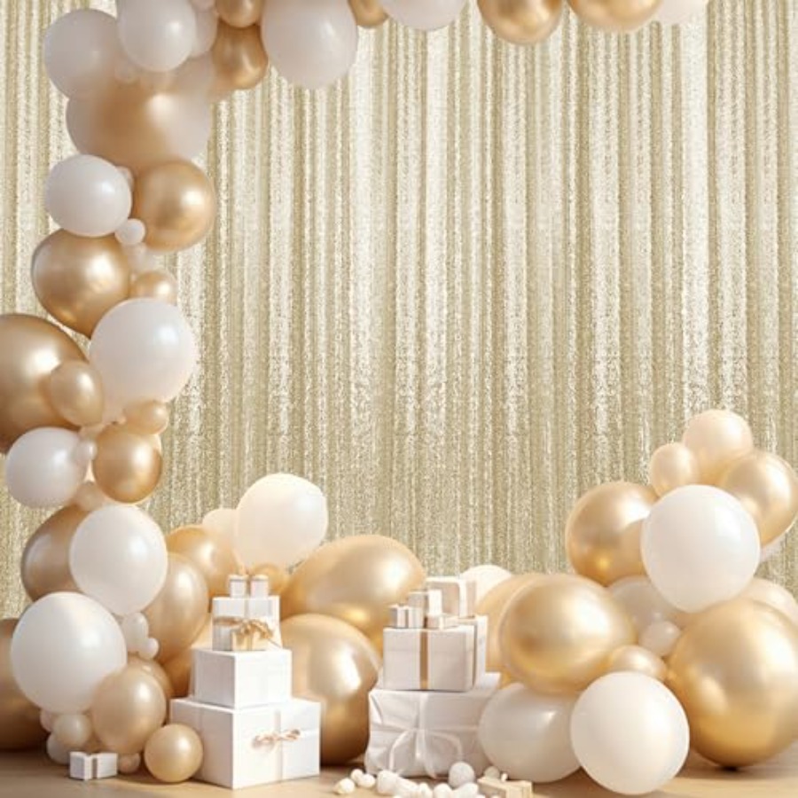 Photography backdrop curtains  - Sequin Fabric Panel のレビューと価格