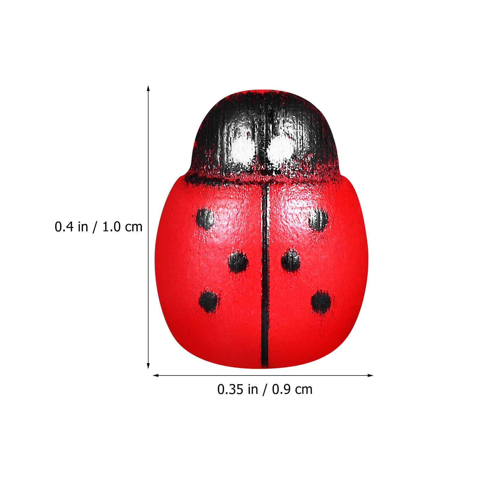 400Pcs Wooden Bee Ladybug Stic - Embellishments For Scrapbooking のレビューと価格