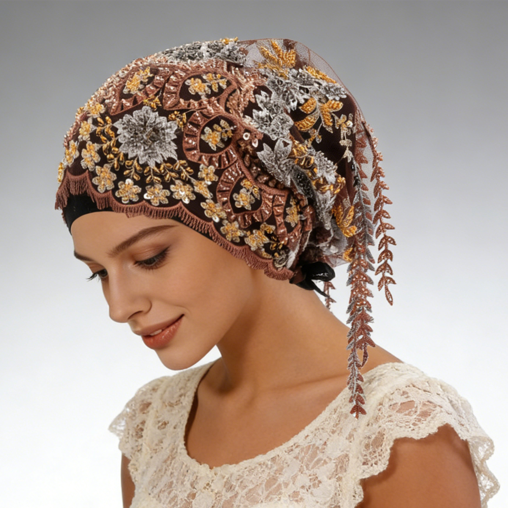 New Ethnic Tassel Headscarf Be - Tassel Fringe Trim のレビューと価格