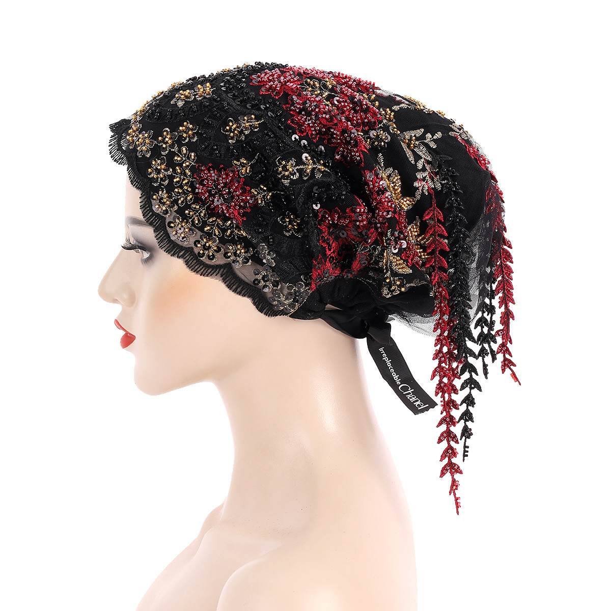 New Ethnic Tassel Headscarf Be - Tassel Fringe Trim のレビューと価格