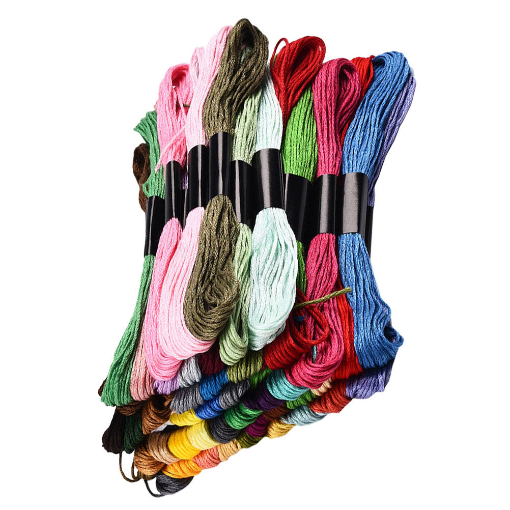 50 Bundles Cross Stitch Floss  - Embroidery Craft のレビューと価格