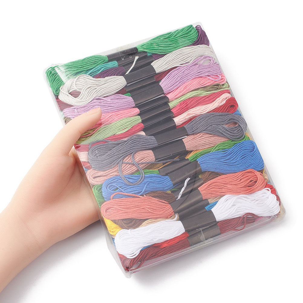 50 Bundles Cross Stitch Floss  - Embroidery Craft のレビューと価格