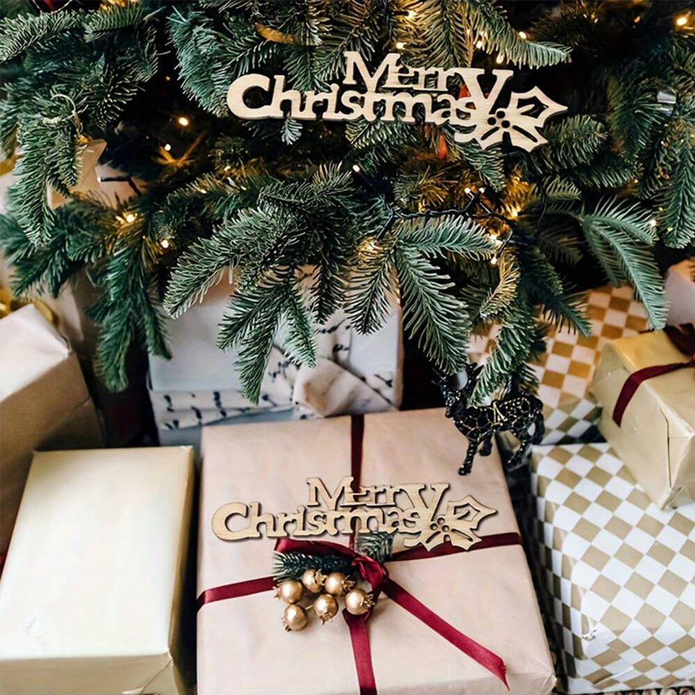 10/20/100Pcs Merry Christmas W - Christmas Craft Embellishment のレビューと価格