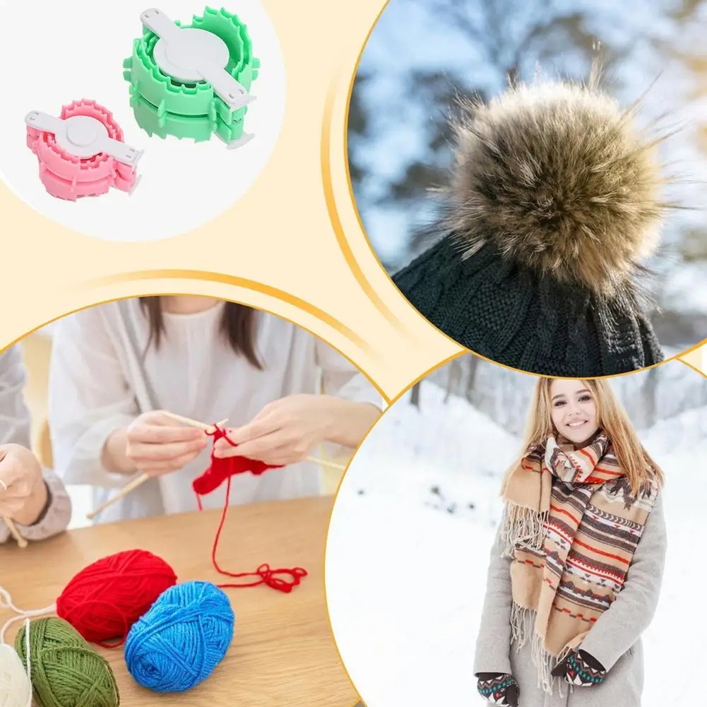 AC76-Pom Pom Maker Fluffs Ball - Pom Pom Maker Tool のレビューと価格