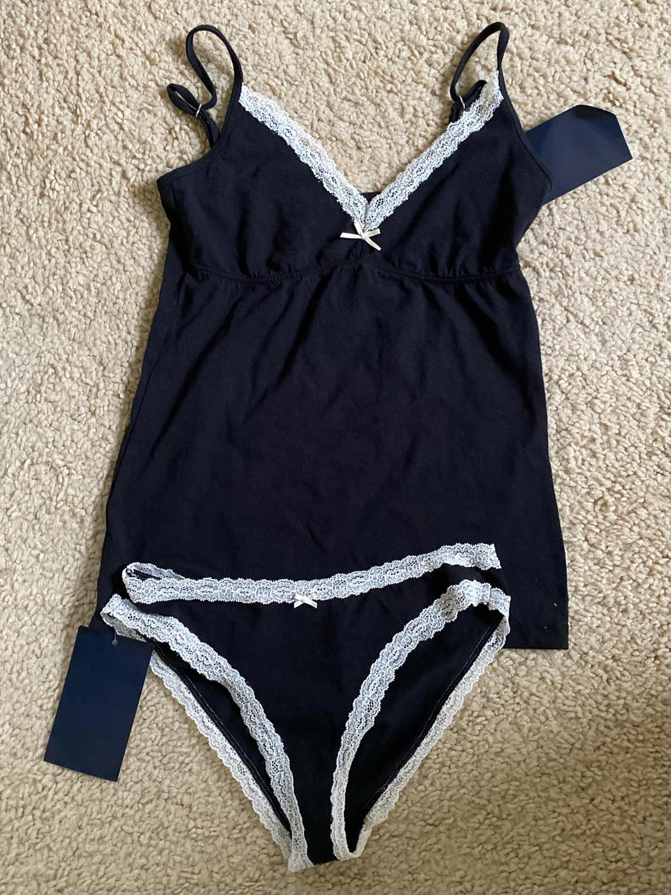 Lace Trim Bow Tank Panties Paj - Elastic Lace Trim のレビューと価格