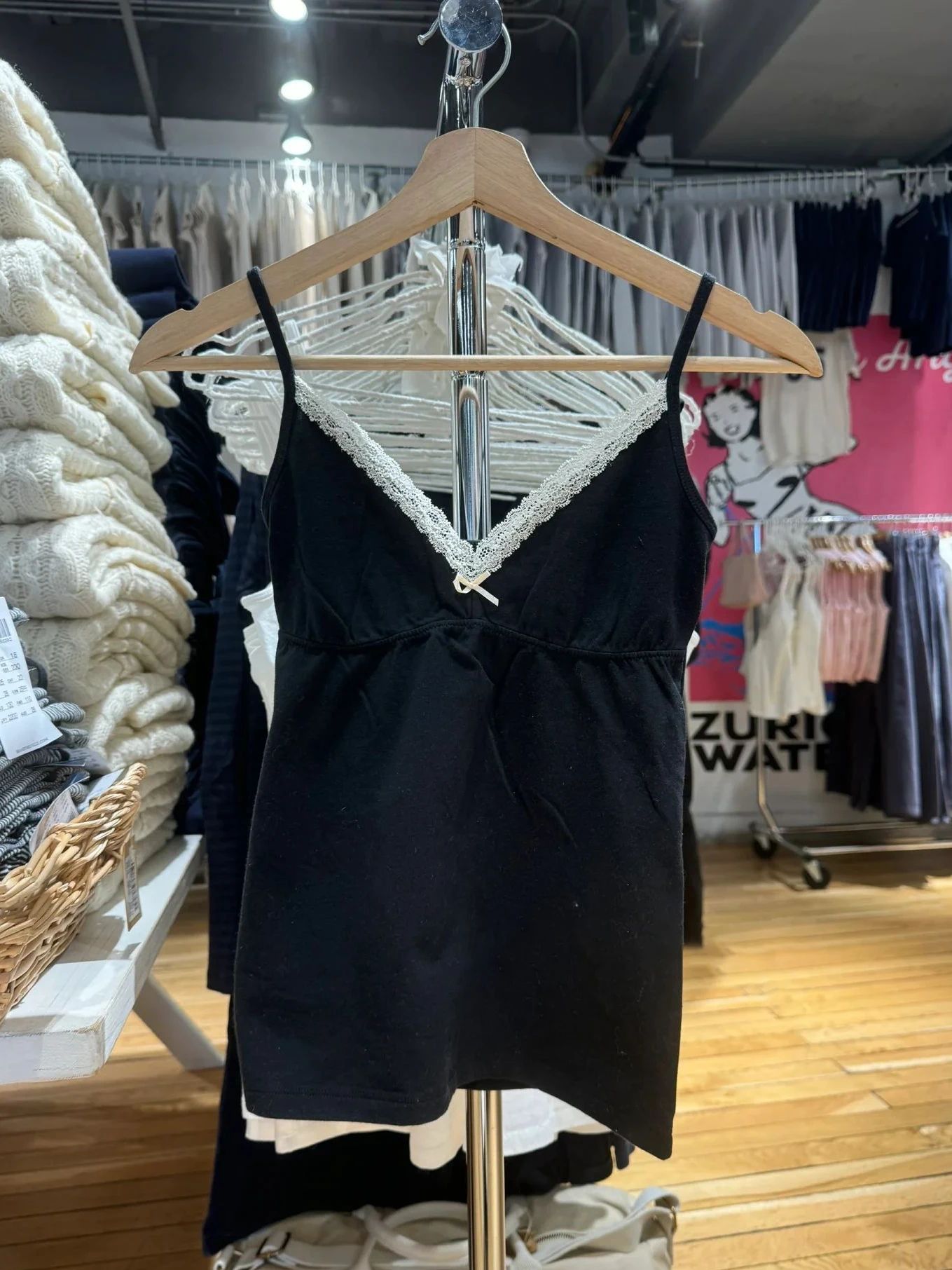 Lace Trim Bow Tank Panties Paj - Elastic Lace Trim のレビューと価格