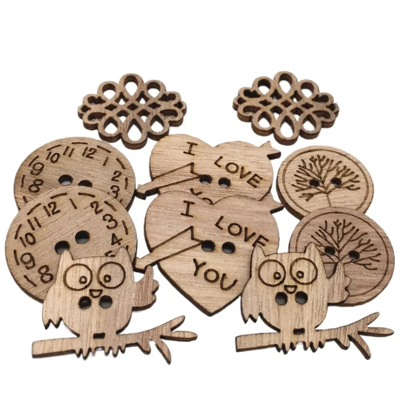 50pcs Wooden Craft Embellishme - Christmas Craft Embellishment のレビューと価格