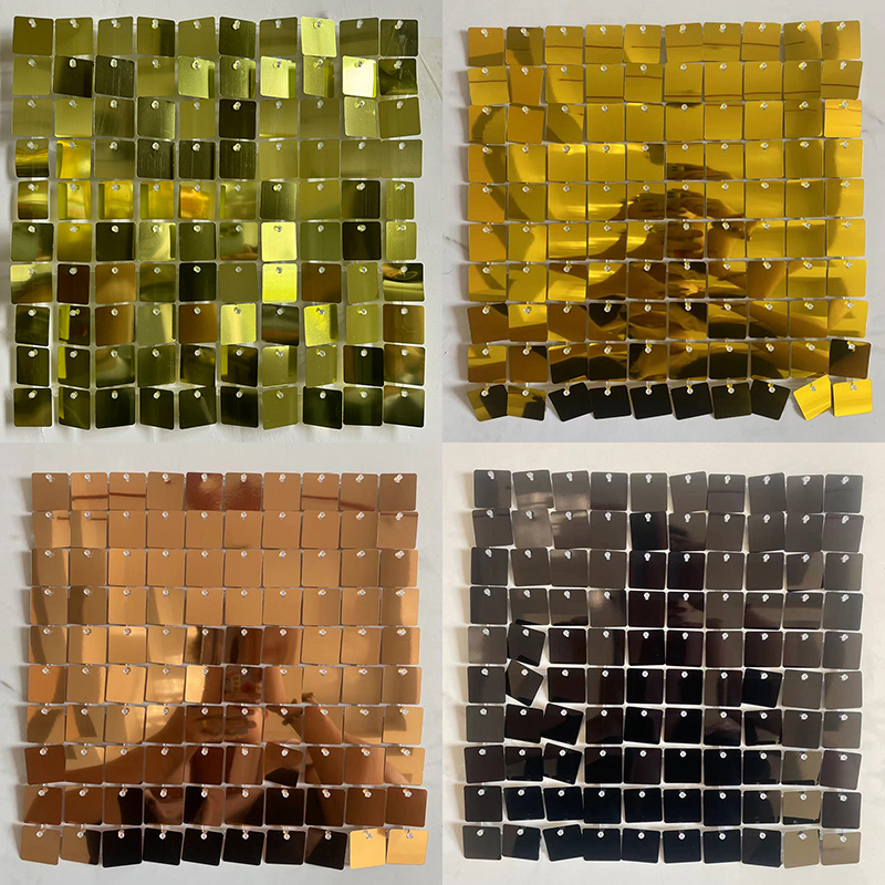 24/30 Square Sequin Panels Gol - Sequin Fabric Panel のレビューと価格