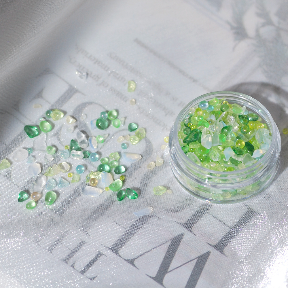 DIY Seashell Resin Gems Irregu - Embellishment Glue Craft のレビューと価格