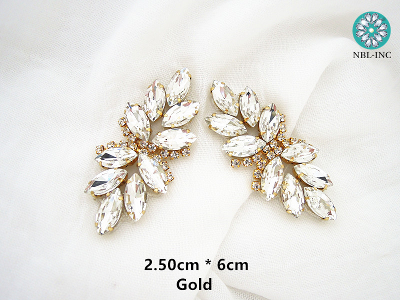 (1PC) Silver gold rhinestone b - Sew On Rhinestone のレビューと価格